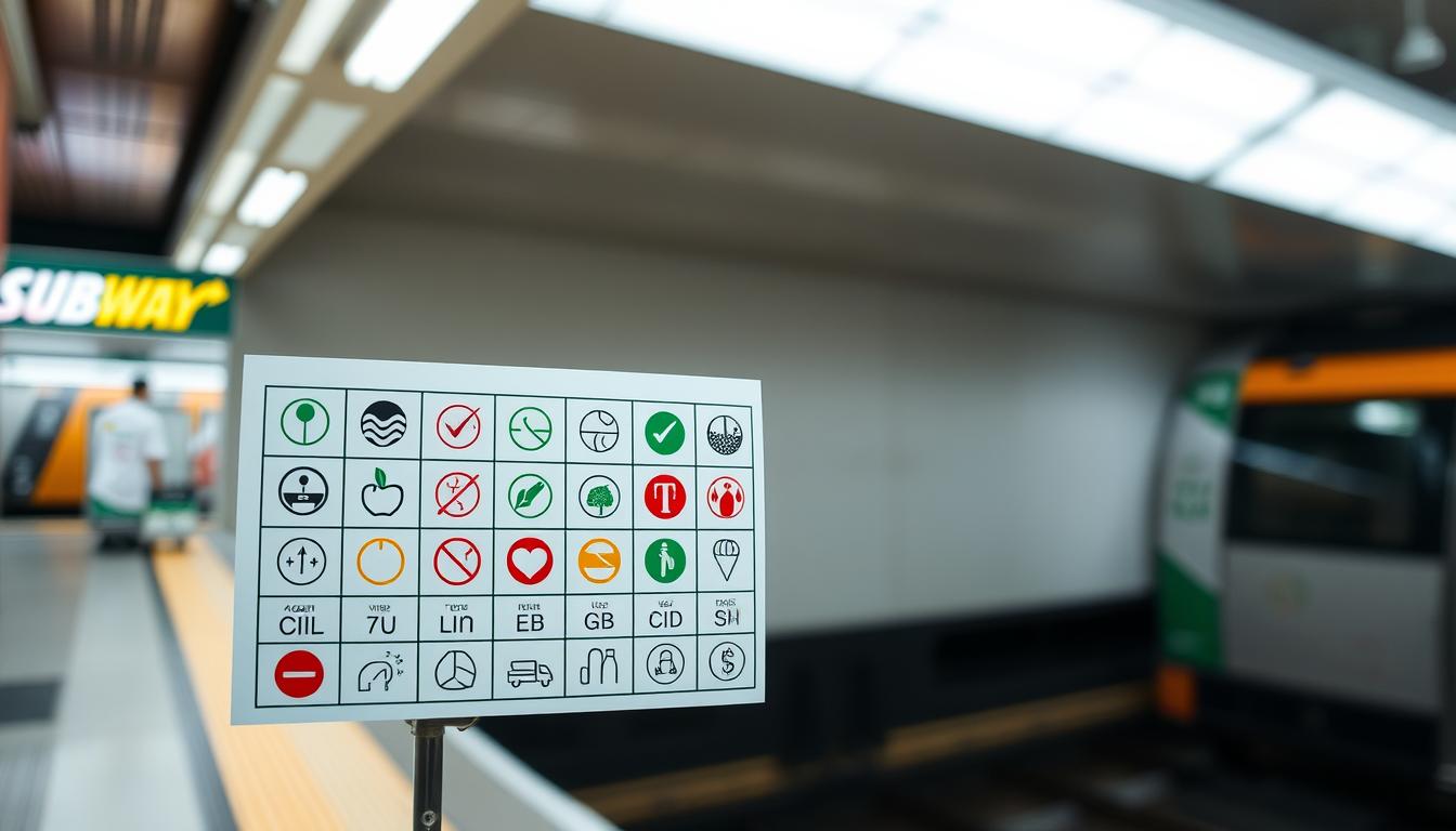 subway allergen menu
