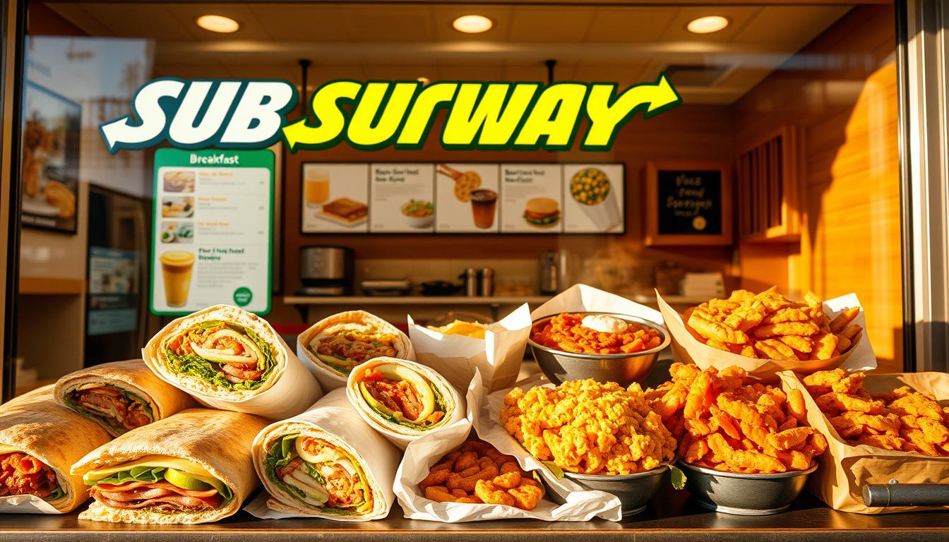 subway breakfast menu